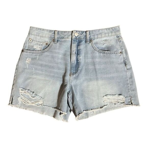 No Boundaries Womens Size 11 Distressed Cut-Off Jean Short - Picture 1 of 3